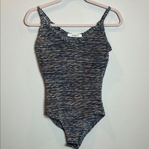 Rodarte Multicolor Striped Knit Top